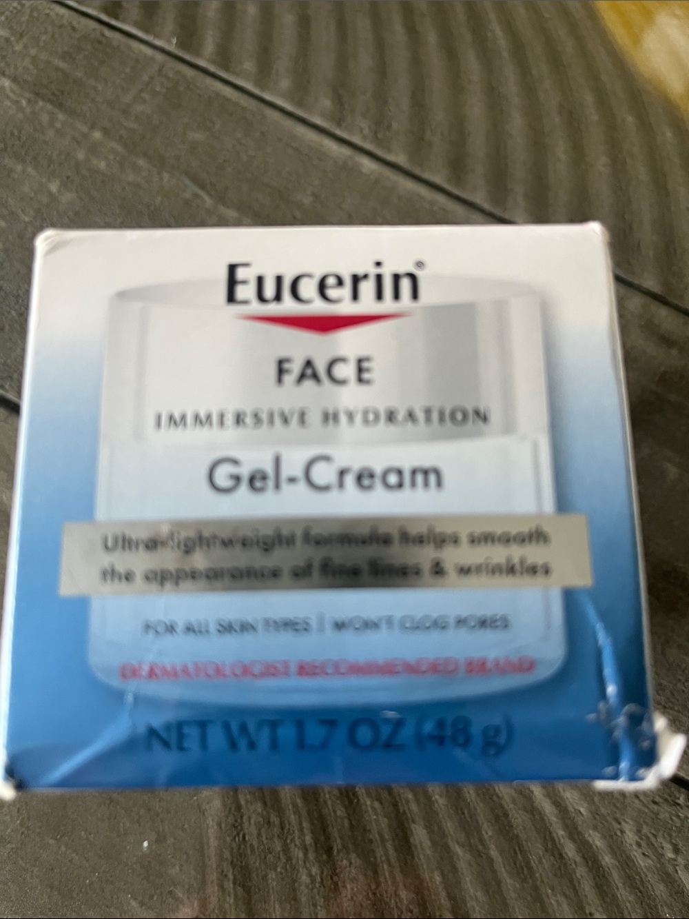 Eucerin Face Immersive Hydration Gel-Cream - Blue